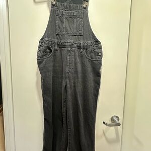 Universal Thread Charcoal Denim Overalls